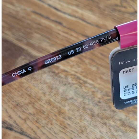 Foster Grant Pink Tortoise Shell/Rose Gold Mirrored Sunglasses 100%UV MaxBlock S - Picture 6 of 6